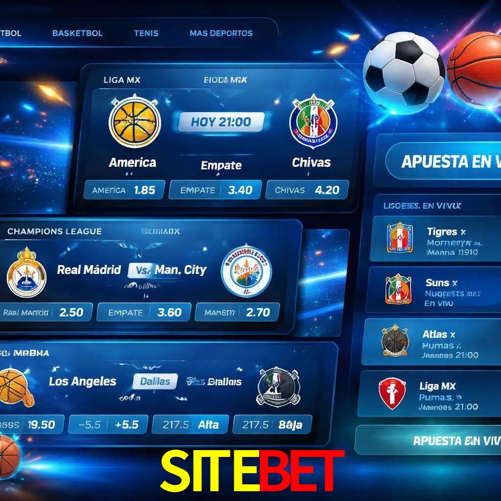 Mercados de apuestas deportivas SITEBET para jugadores en México